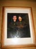 Framed photo of Max and Paddy (with Billy 'The Butcher' Shannon's face stuck over Paddy's)